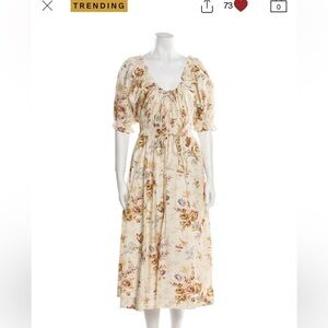 DOEN Floral Cream Dress